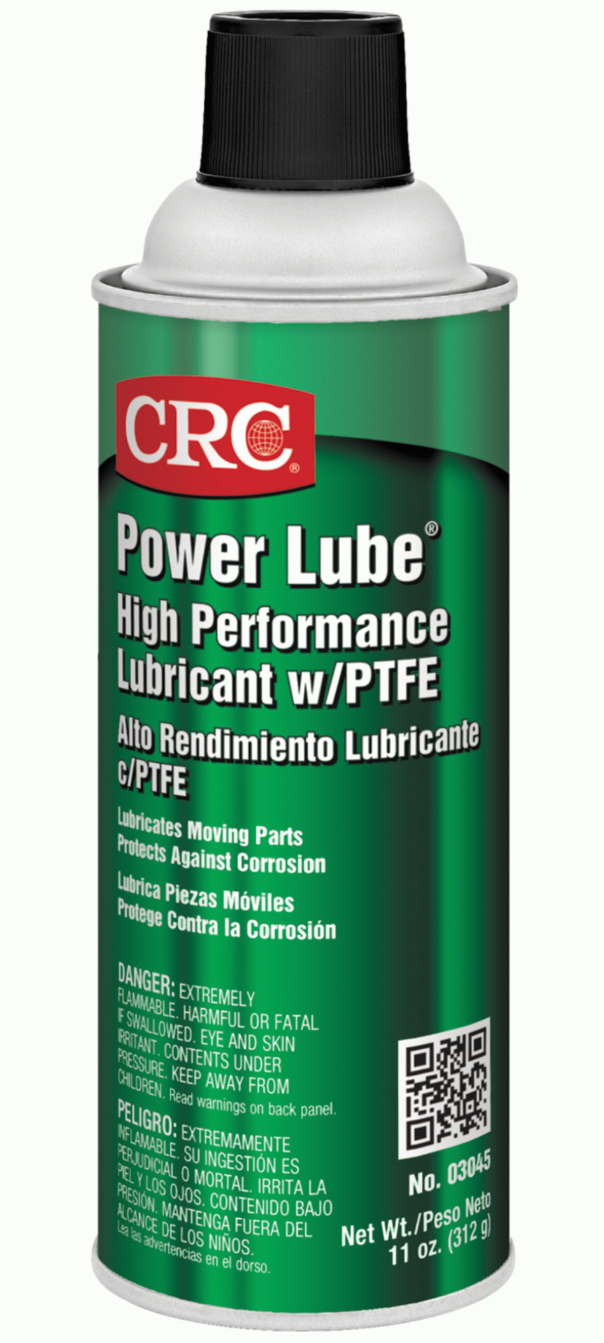 CRC CHEMICALS USA | 03045 | POWER LUBE INDUSTRIAL HIGH PERFORMANCE LUBRICANT W/PTFE 11 Oz.