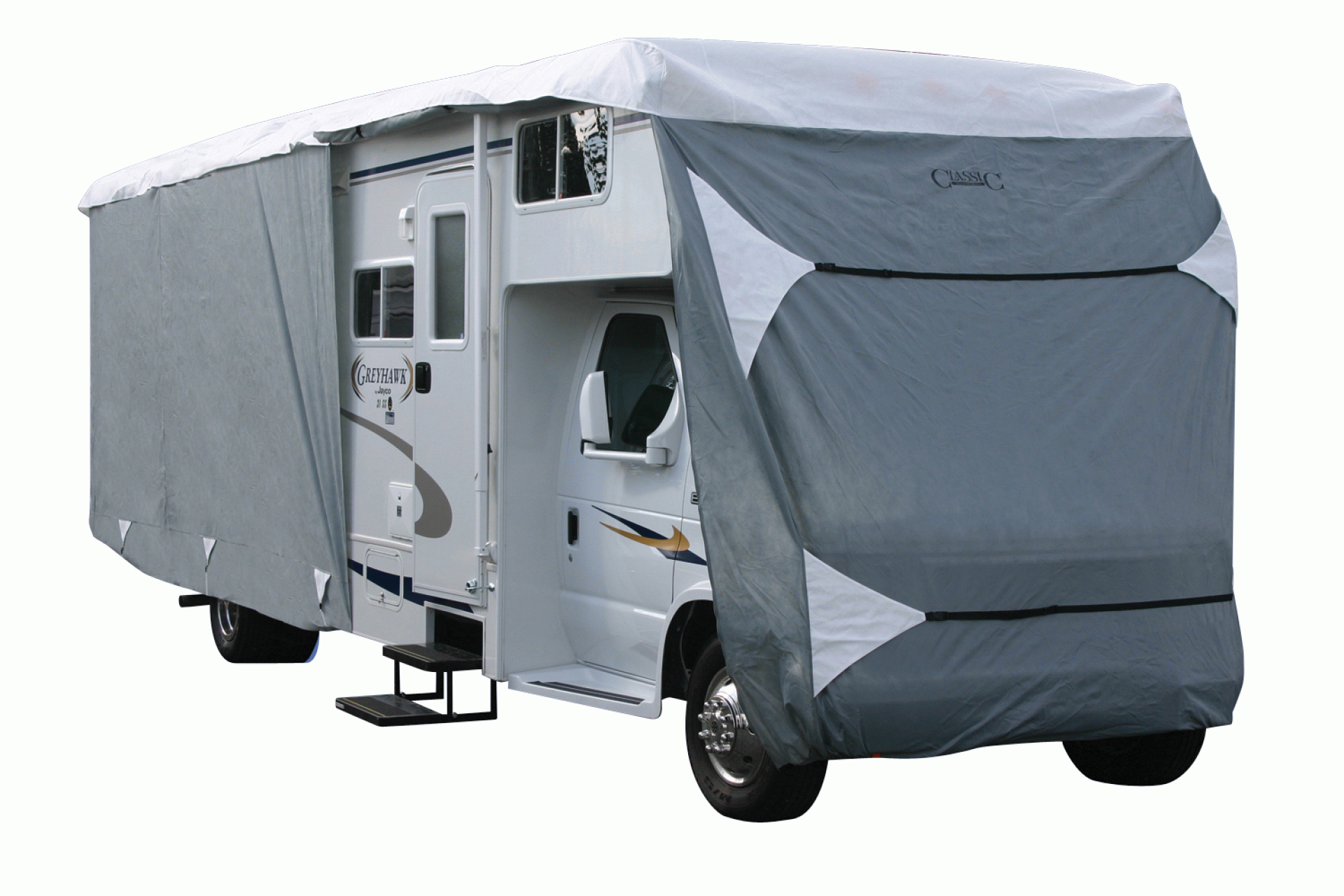 CLASSIC ACCESSORIES | 80-021-201001-00 | COVER CLASS C 35' 1" TO 38' DELUXE POLYX300 GREY