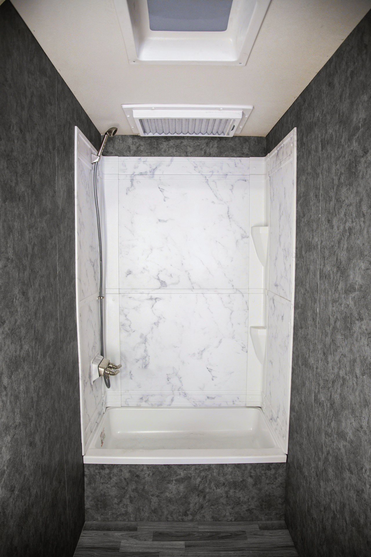 DUO-FORM PLASTICS | UNI3PC-GRYMBL | Shower Wall System - Gray Marble