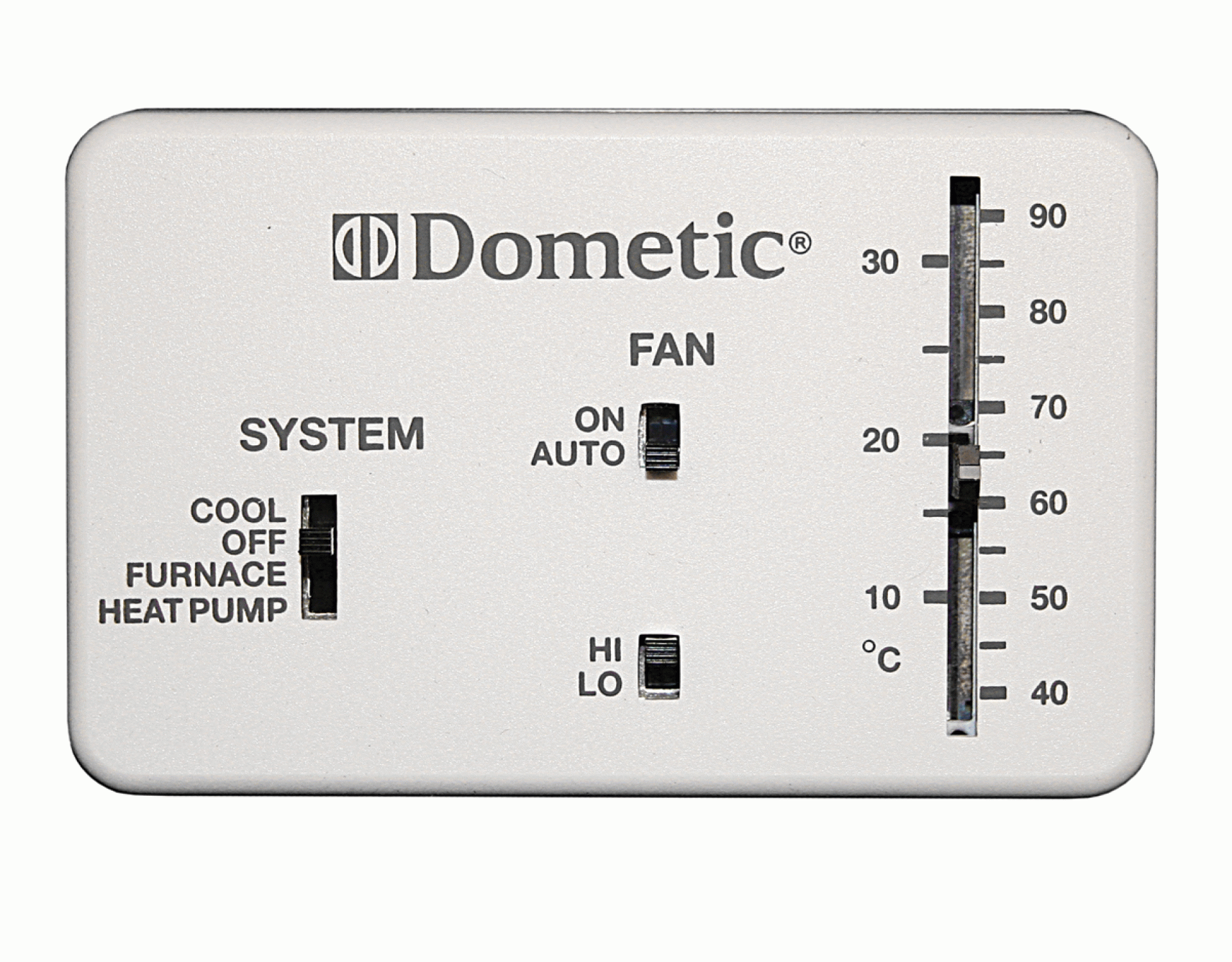 DOMETIC | 3106995.040 | ANALOG THERMOSTAT COOL FURNACE HEAT PUMP