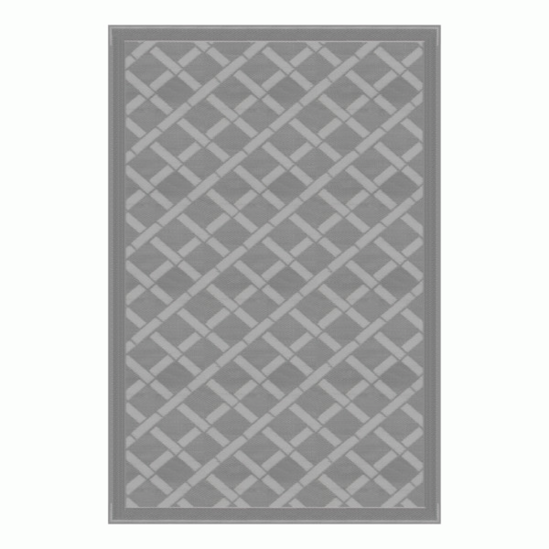 Lippert Components | 2021028006 | All Weather Patio Mat - 6' x 9' (Gray)