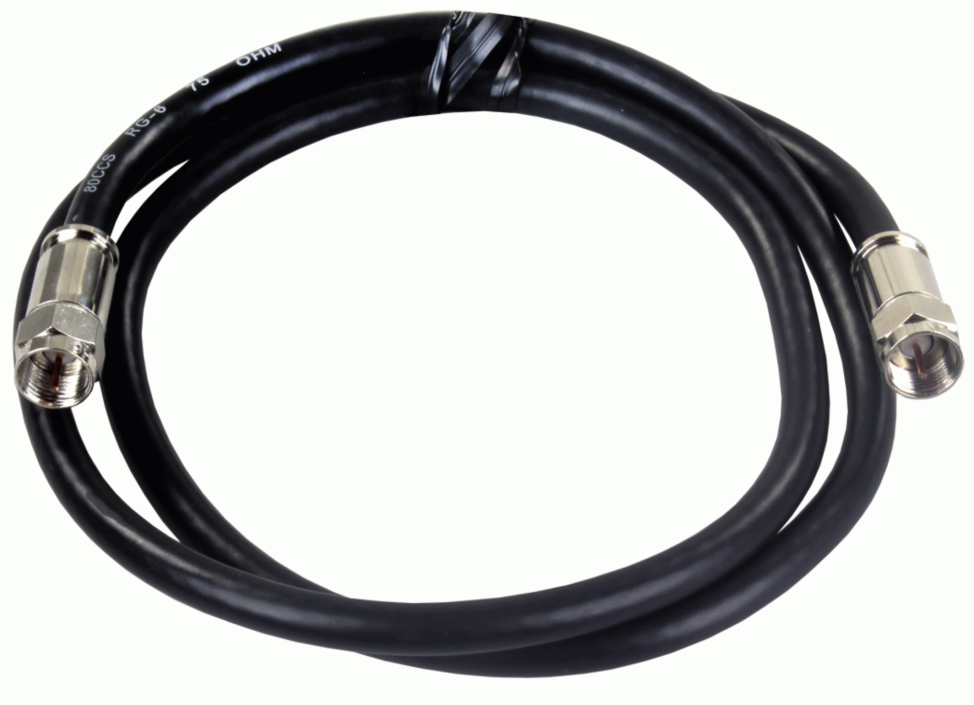 J R PRODUCTS | 47945 | 3' RG6 Coax w/ Compression Ends