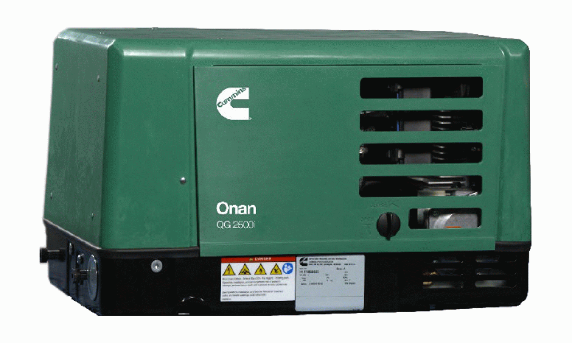 ONAN | A063N930 | QG Series Generator 2.5HGLAA-8304A LP Vapor 2500 Watts