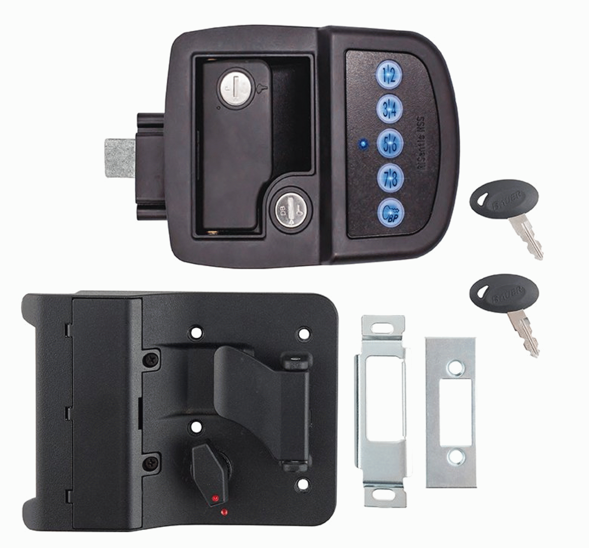 AP PRODUCTS | 013-5091 | Electric Travel Trailer Lock-Black