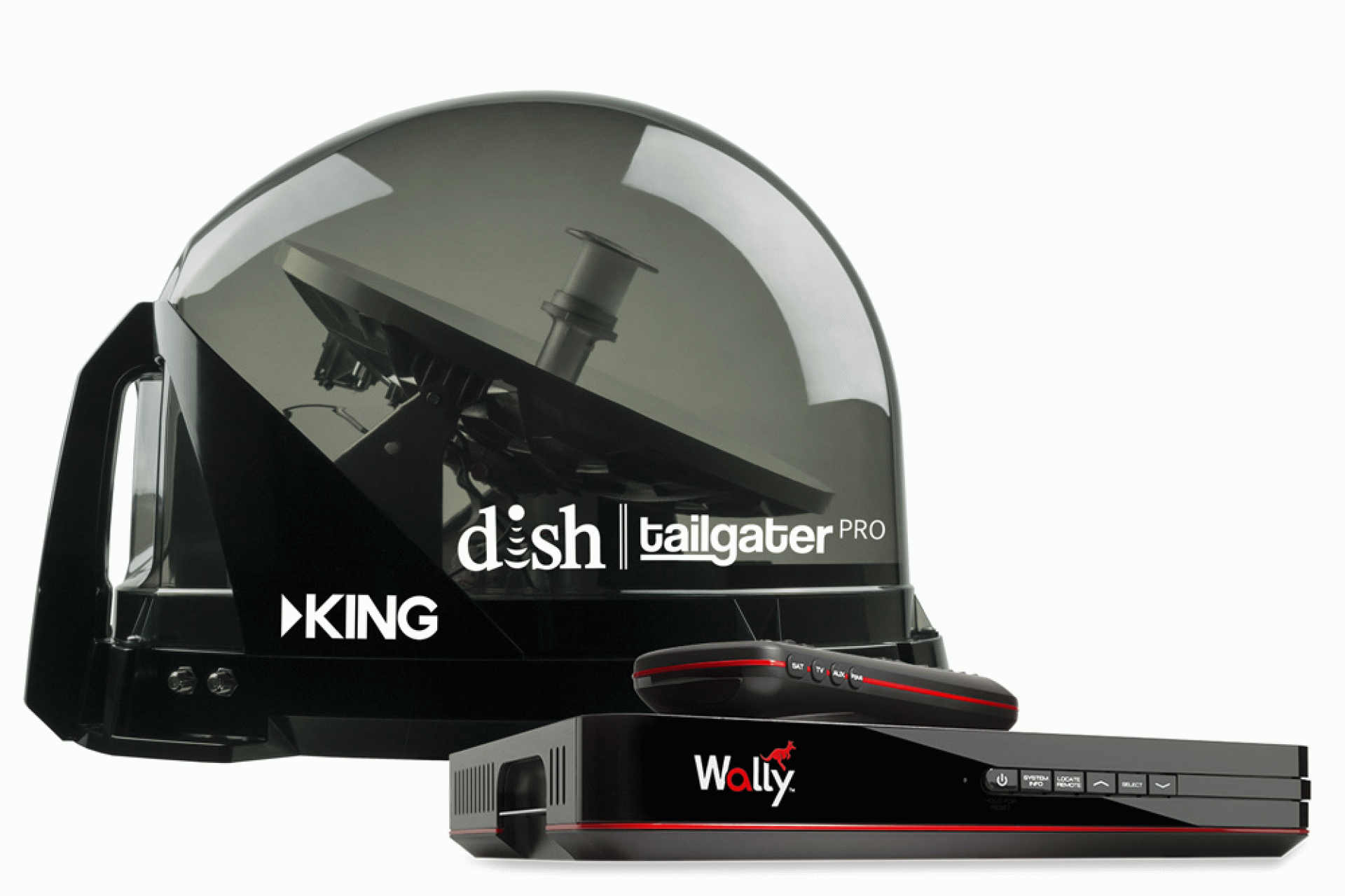 KING CONTROLS | DTP4950 | DISH Tailgater Pro Bundle w/ Wally