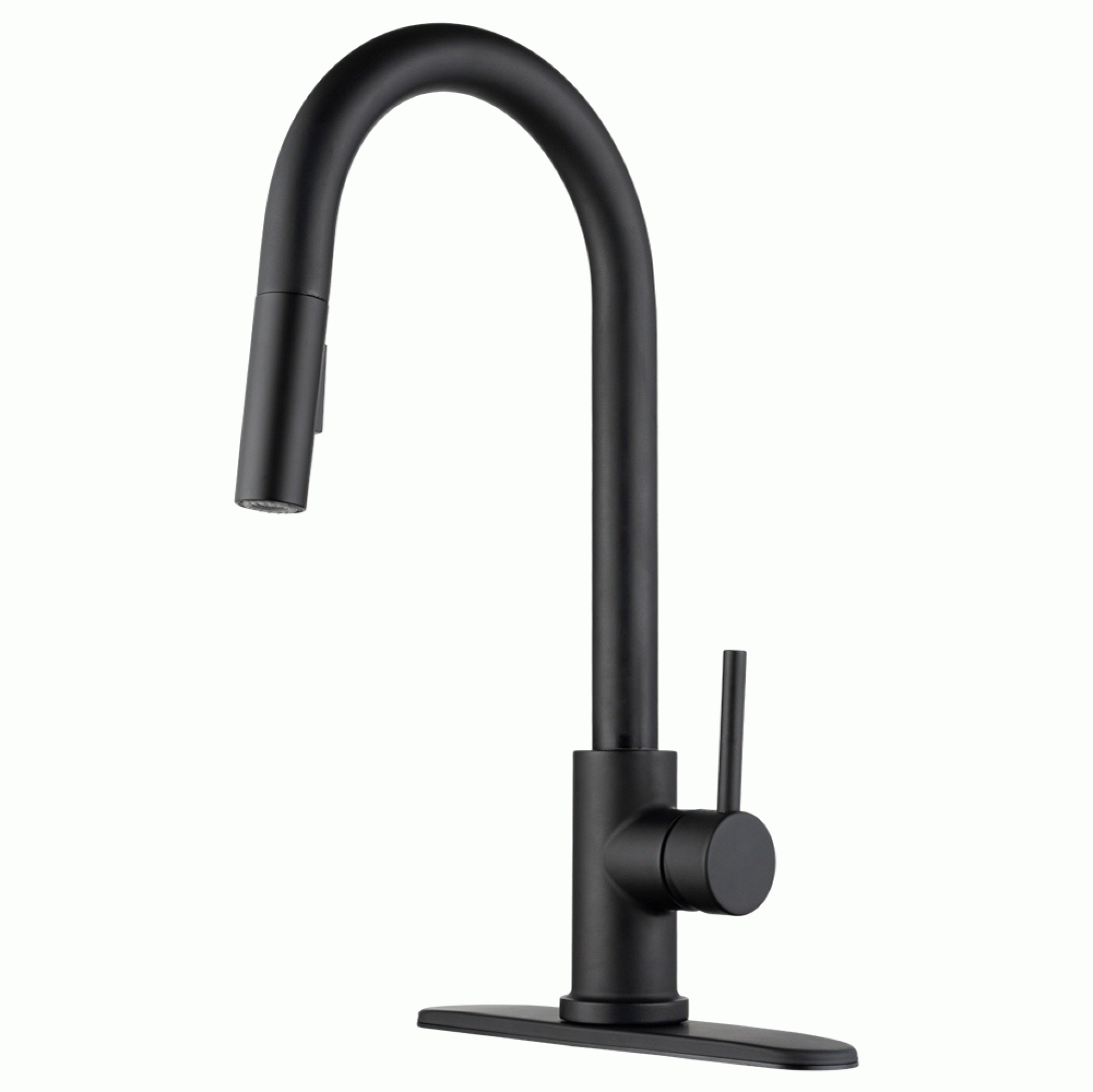 DURA FAUCET | DF-NMK540-MB | Touch Sensor Pull-Down RV Kitchen Faucet - Matte Black