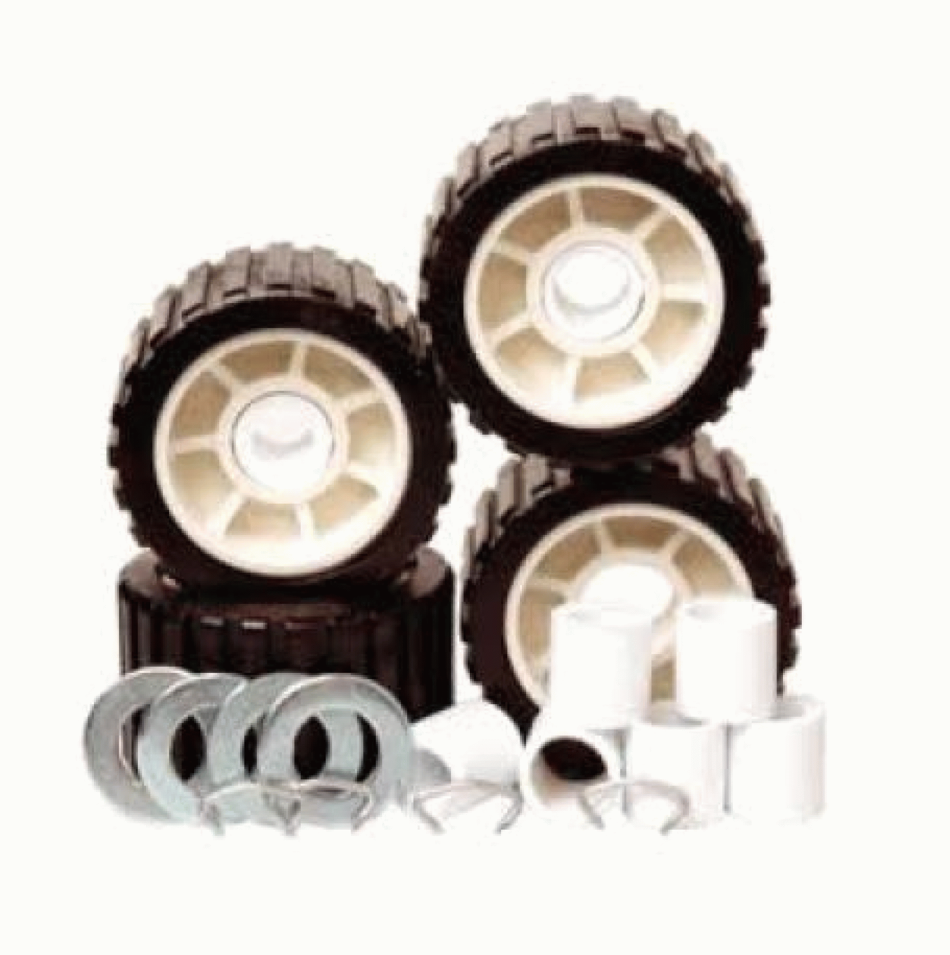 TIE DOWN ENGINEERING INC | 86419 | Wobble Roller Kit Ribbed Hull Savr 5 Inch (4 Rollers And Bushings)