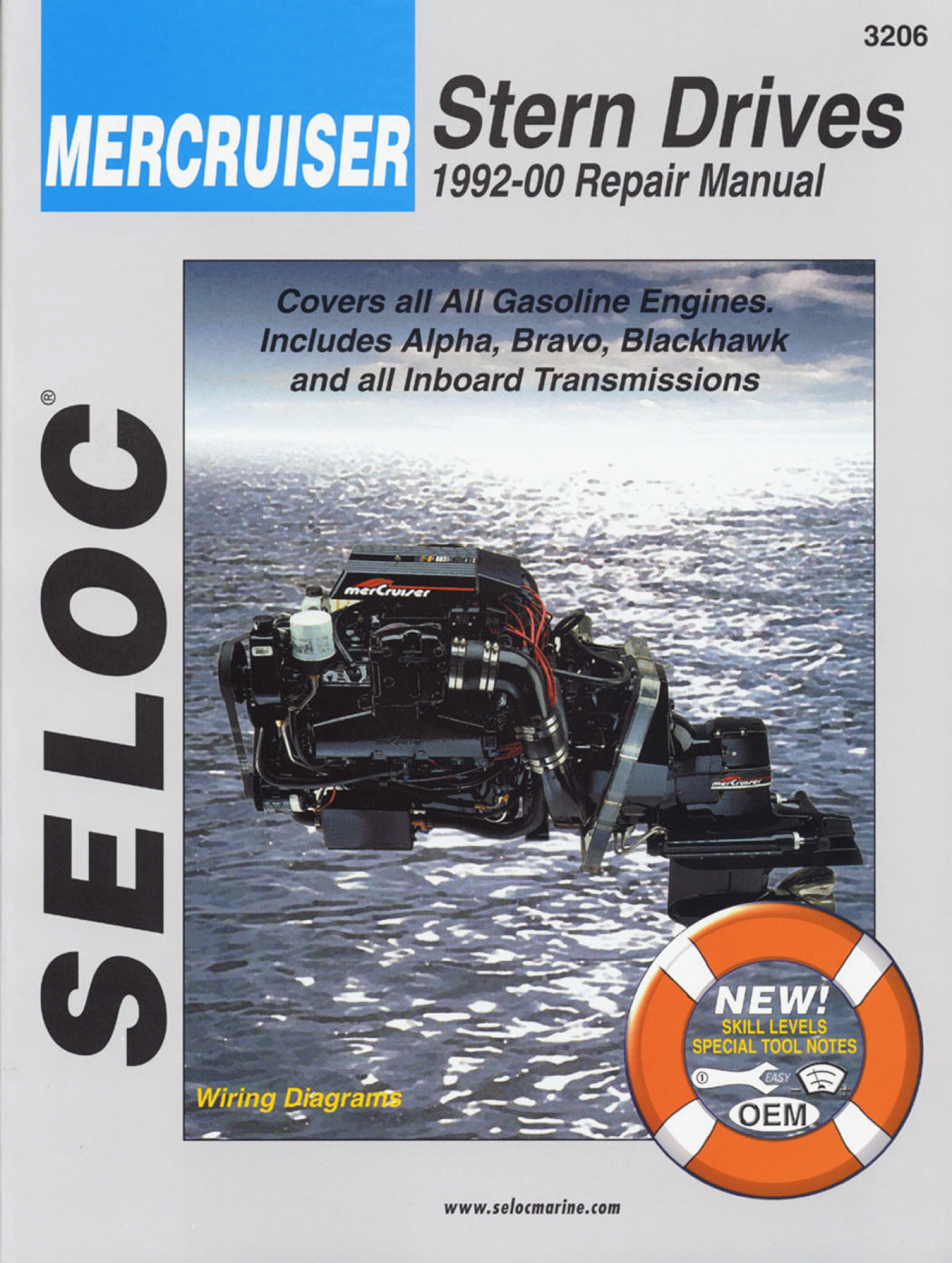 SELOC PUBLISHING | 18-03206 | REPAIR MANUAL MerCruiser Stern Drive/Inboard 1992-00