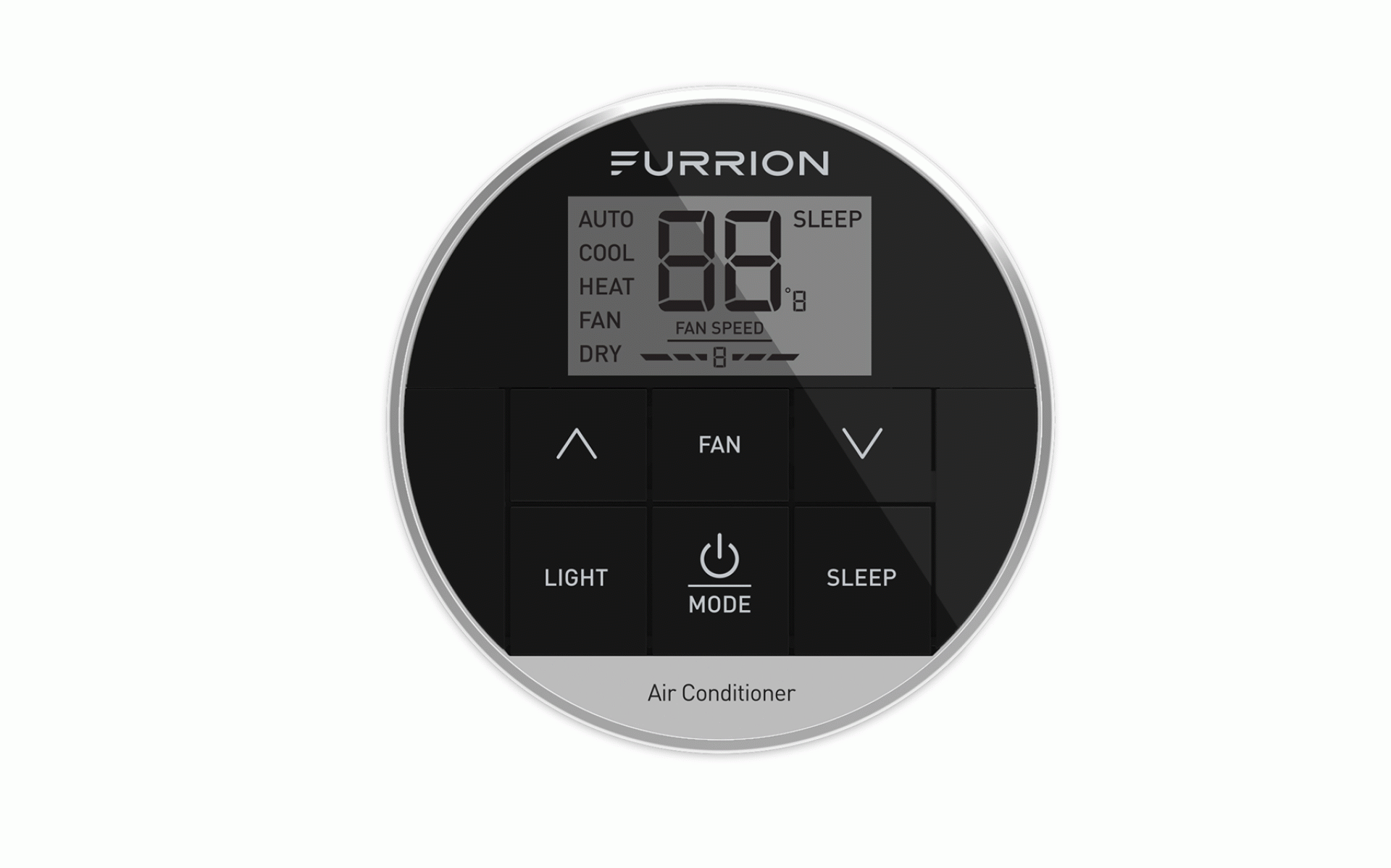 FURRION LLC | 2021123759 | Single Zone Premium Wall Thermostat Black FACW12PA-BL