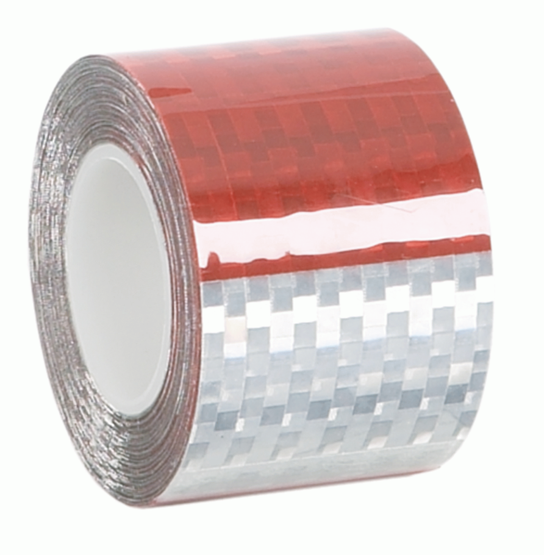 TOP TAPE / INCOM | RE2125 | REFLECTOR TAPE 2" X 25' RED/ SILVER