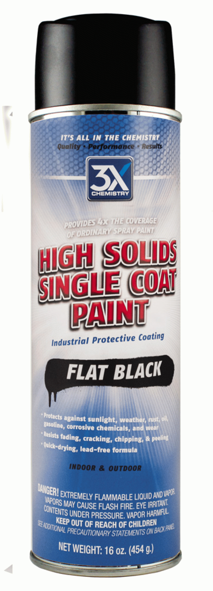 DIRECT LINE INDUSTRIES | 350 | Industrial Protective Coating 16 Oz. - Flat Black
