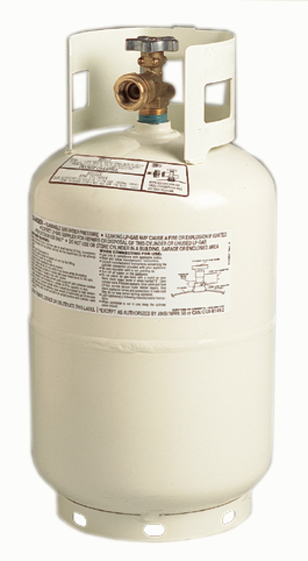 MANCHESTER TANK & EQUIPM | 10228TCTH.4 | LP GAS CYLINDER - 10 LB (OUTAGE VALVE)