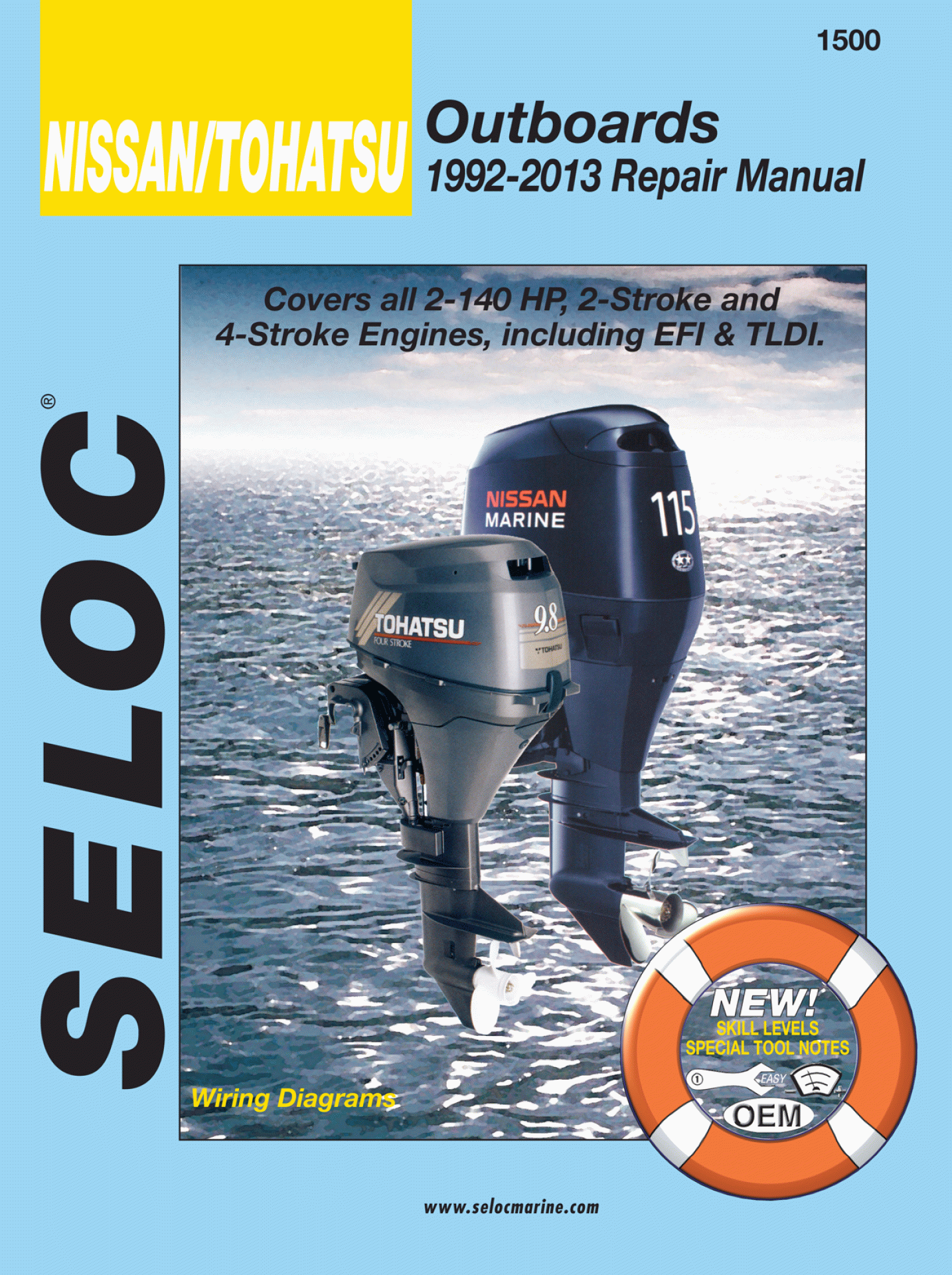 SELOC PUBLISHING | 18-01500 | REPAIR MANUAL Nissan/Tohatsu Outboards 1992-13