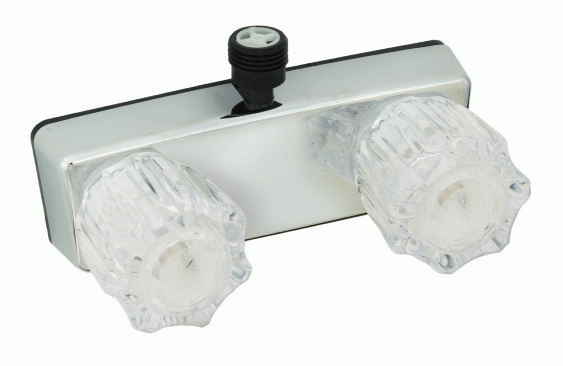 EMPIRE BRASS | U-YJW53VB -E | Shower valve - 4" non-metallic w/Clear Acrylic Handles Chrome Finish
