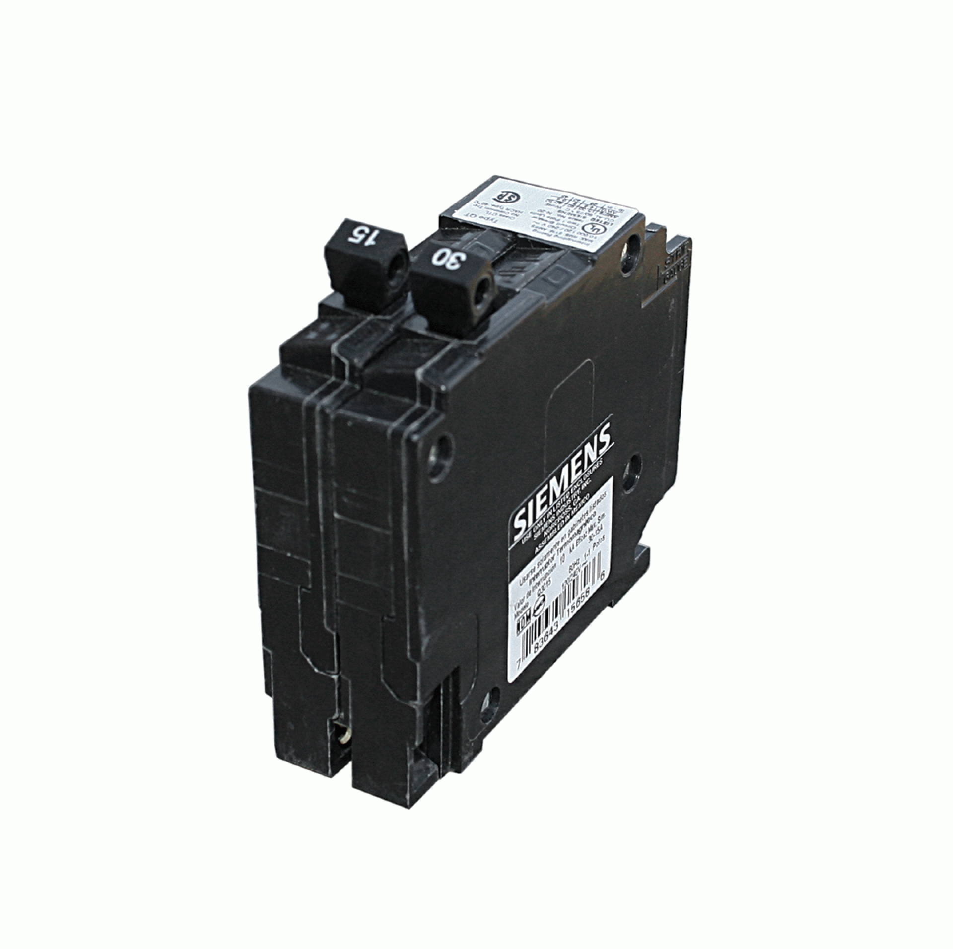 PARALLAX POWER SUPPLY | ITEQ3015 | Circuit Breaker - Twin Pole - 15A/30A