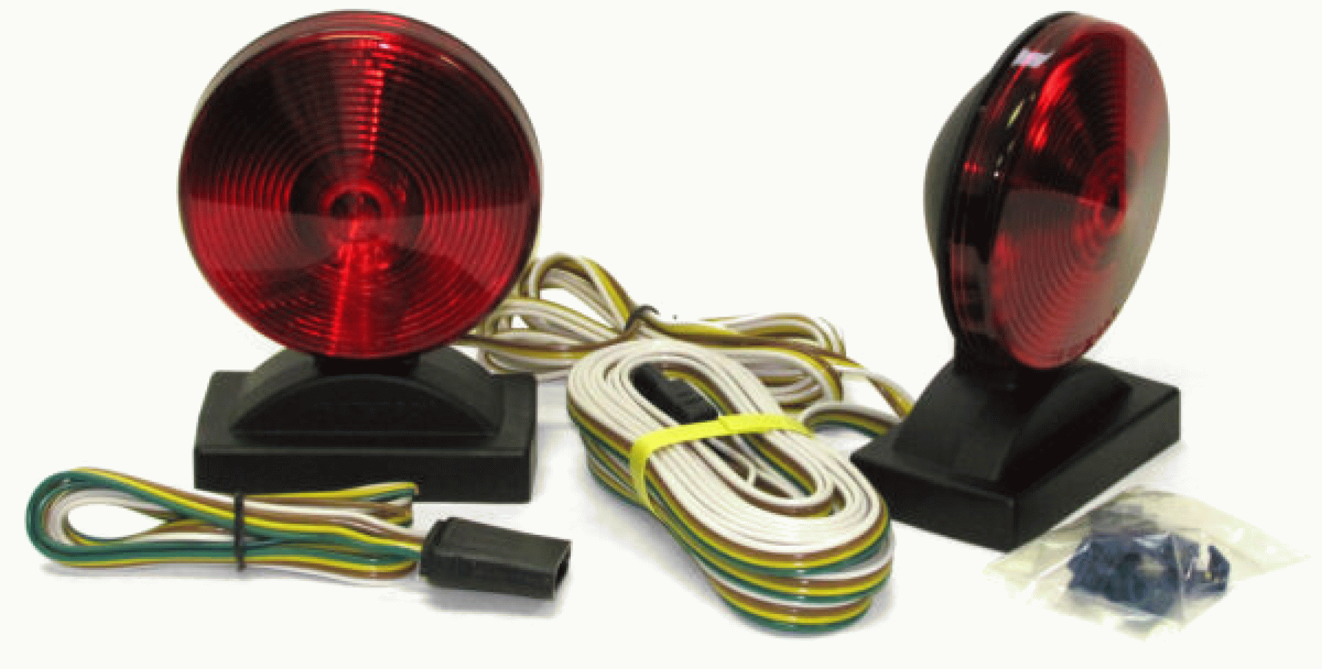 Anderson Marine | V555 | INCANDESCENT TOW LIGHT KIT ROUND MAGNETICNETIC MOUNT RED 4â³X5.67â³