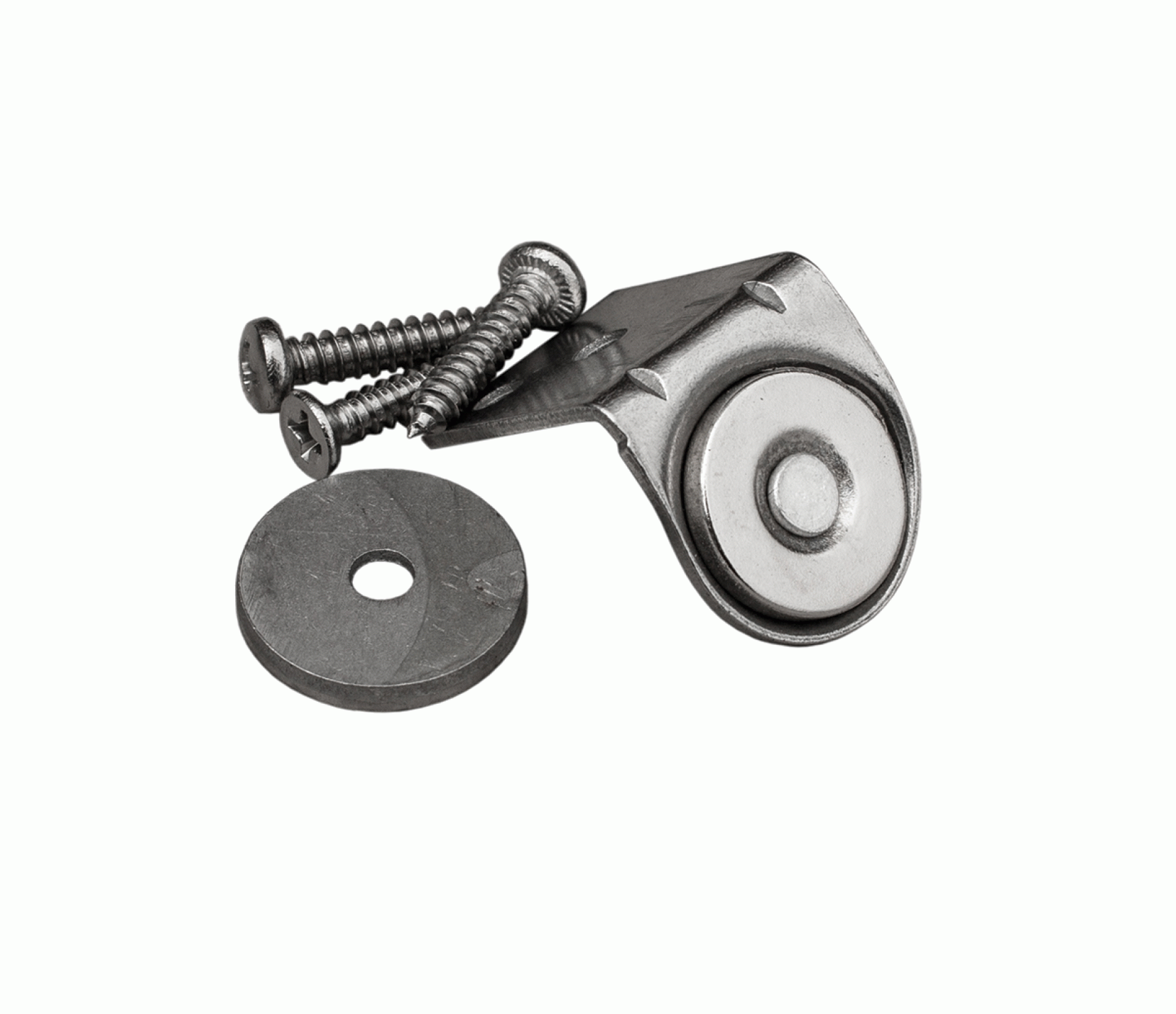 LEISURE PRODUCTS CANADA | PM2001M20LBS | MAGNETIC LATCH ANGLE BRACKET 3/4" DIAMETER 20 LB PULL FORCE