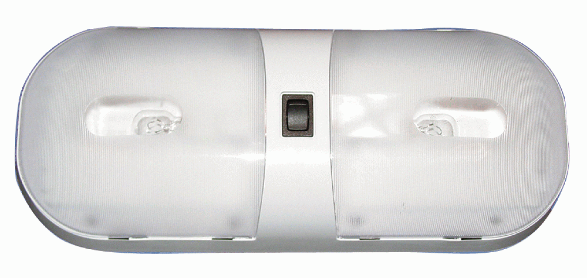 FASTENERS UNLIMITED | CMD-001-902XPB | DOME LIGHT DOUBLE 11-3/8" X 5-4/5" X 1-7/8" ROCKER SWITCH
