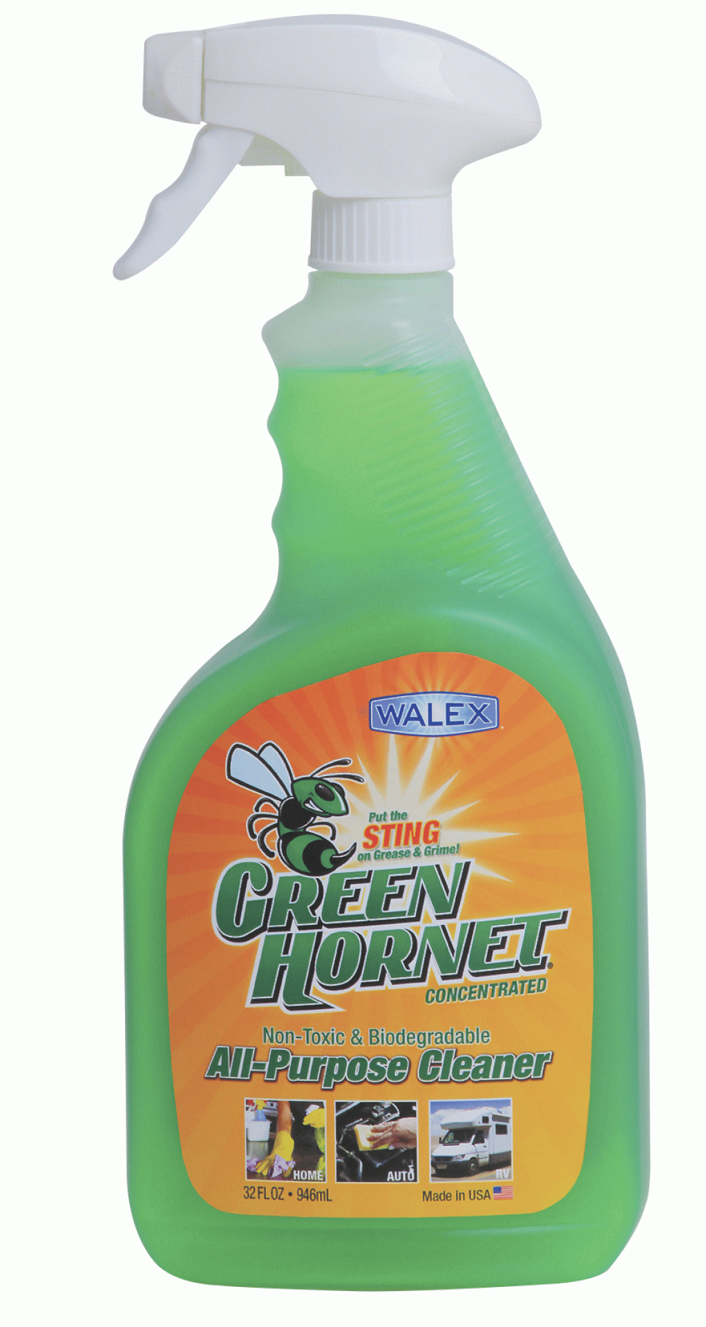 WALEX PRODUCTS | GH32OZ | Green Hornet Ready To Use 32 Oz. Spray Bottle