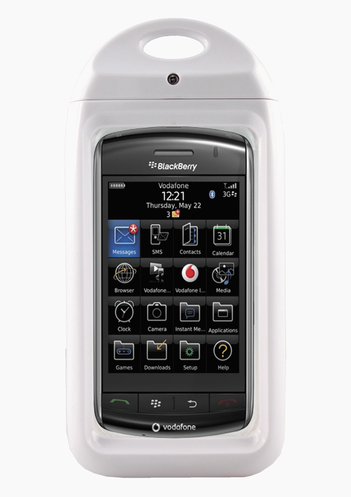 GREENFIELD PRODUCTS INC. | WS13W | WAVE WATERPROOF IPHONE CASE - WHITE
