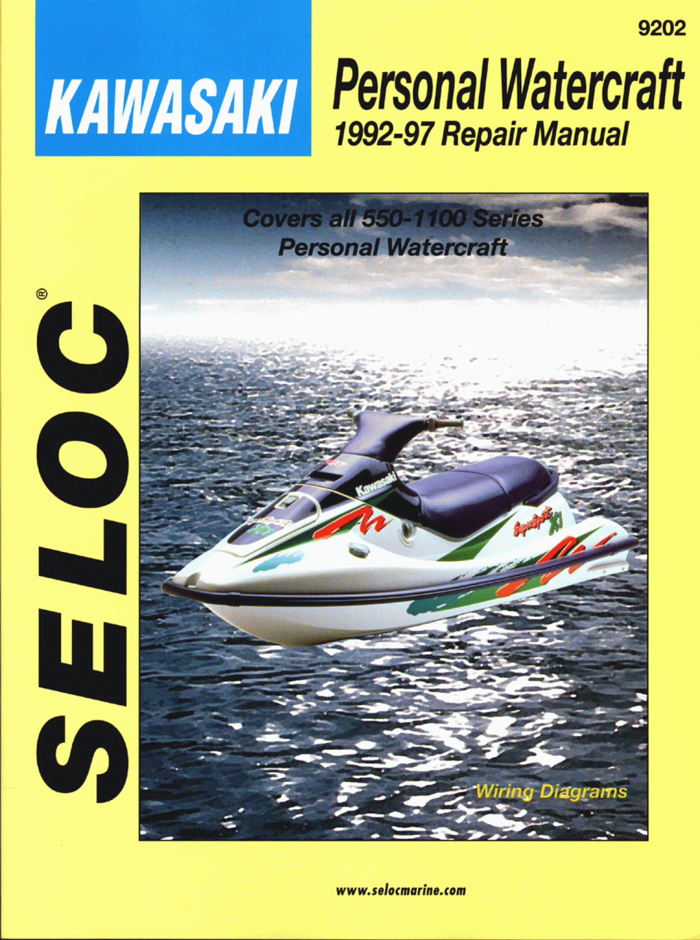 SELOC PUBLISHING | 18-09202 | REPAIR MANUAL Kawasaki Personal Watercraft 1992-97