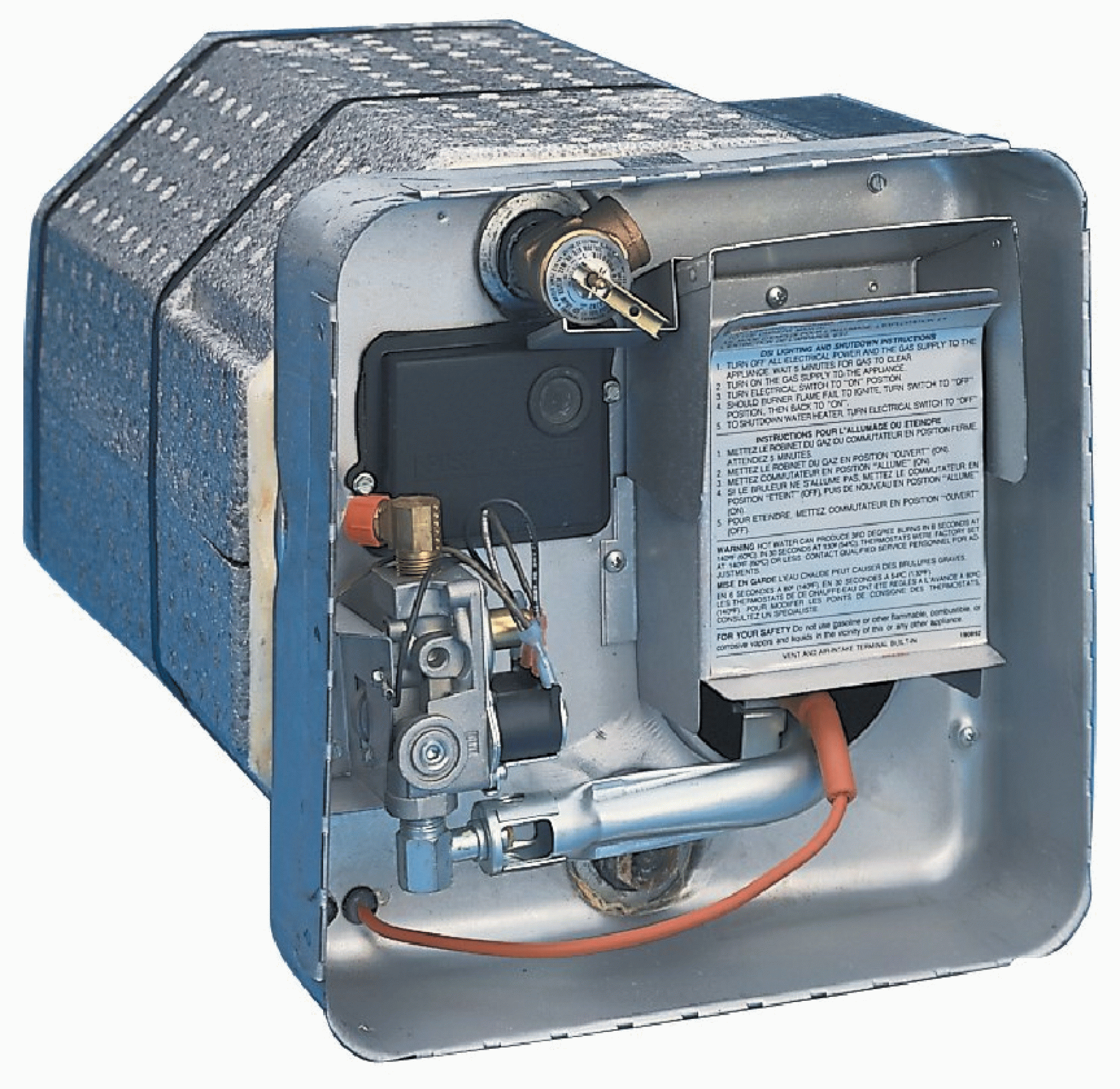 Suburban Mfg | 5121A | Water Heater Combination Direct Spark Ignition Gas & electric 6 Gallon