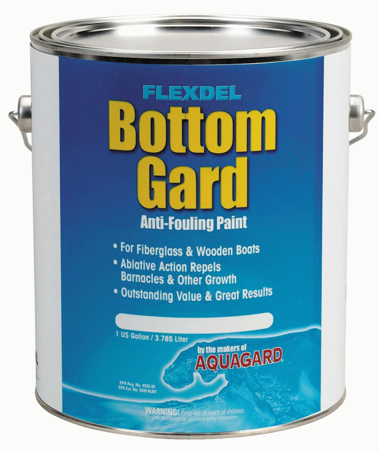 FLEXDEL CORPORATION | 60102 | SOLVENT BASED ANTIFOULING BOTTOM GARD PAINT GALLON - RED