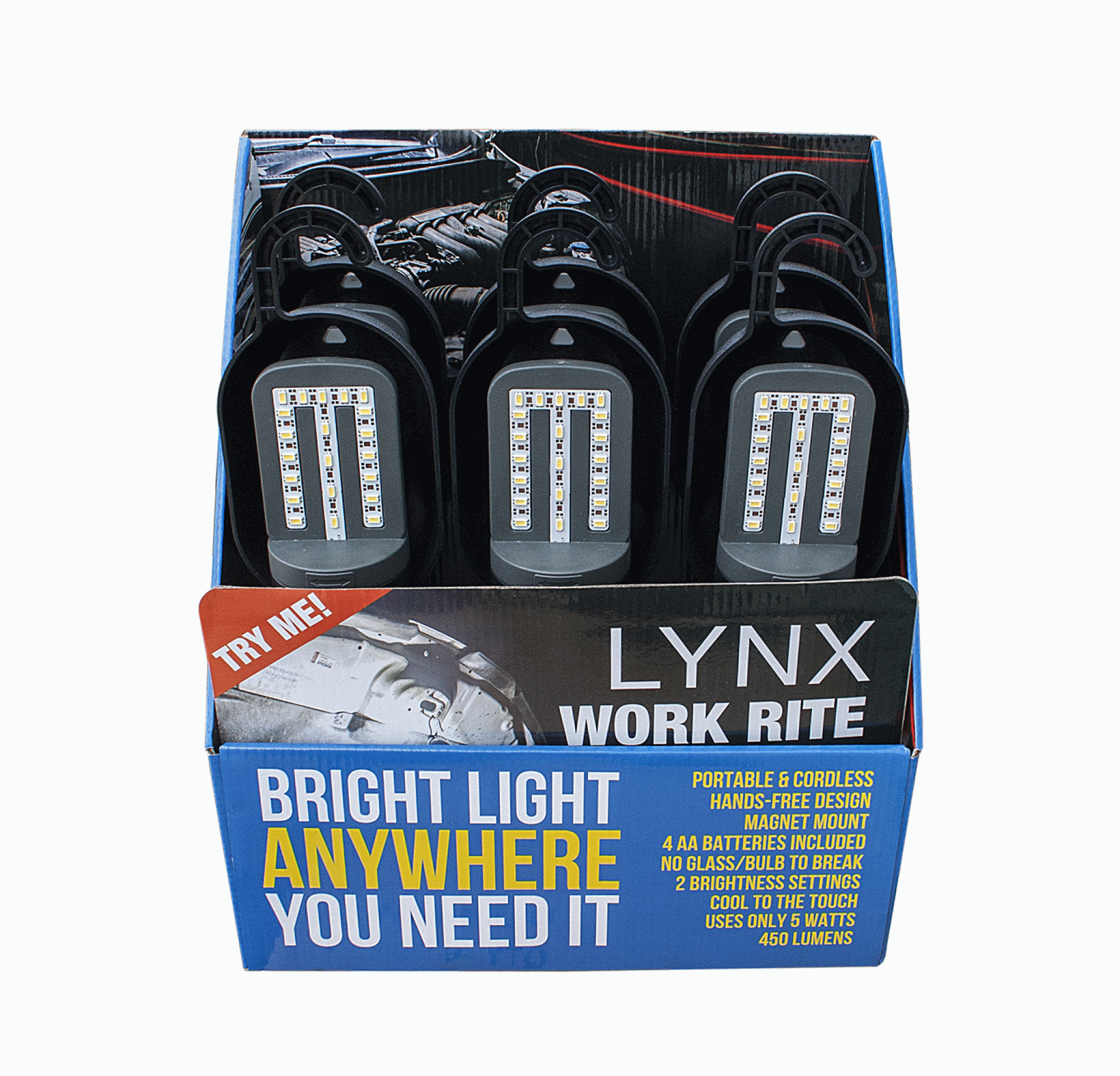 TRI-LYNX CORPORATION | 00036POP | T6S - Lynx Work Rite Lite Display