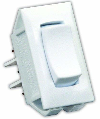 JR Products 13435 White 3 Pin On/Off/On Switch