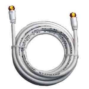 Prime Products 08-8023 25' White Round RG-6U Coaxial Cable