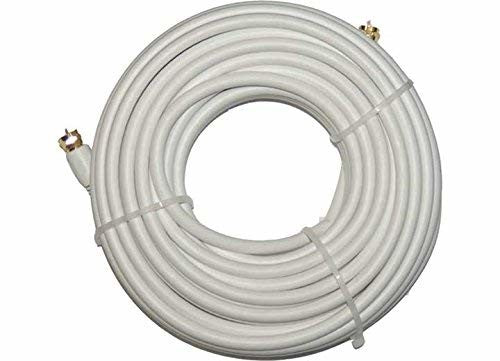 Prime Products 08-8024 50' White RG-6U Round Coaxial Cable