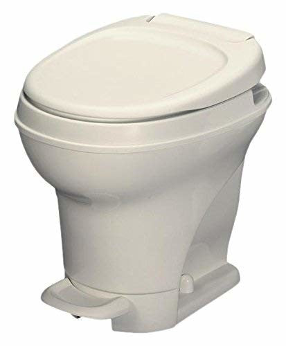 Thetford 31672 Aqua-Magic V High Profile Parchment Foot Flush Toilet