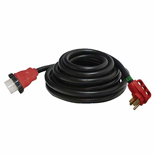 Valterra A10-5025ED Mighty Cord 25' Red 50A Detachable Extension Cord