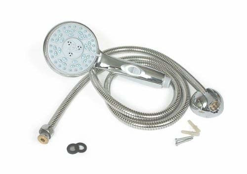 Camco 43713 Chrome Shower Kit with Shower Head, Mount and Hose