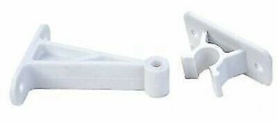 JR Products 10204 3" Polar White C-Clip Entry Door Holder