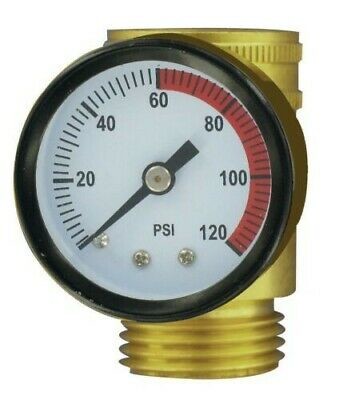 Valterra A01-0110VP Brass Water Pressure Regulator with Gauge