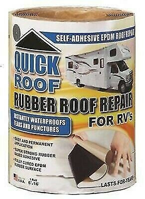 CoFair Products RQR616 Quick Roof 6" x 1 6' White EPDM Rubber Roof Tape