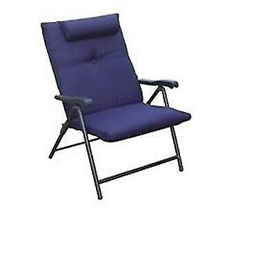 Prime Products 13-3372 Prime Plus Blue Folding Chair