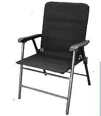 Prime Products 13-3349 Elite Baja Black Folding Chair