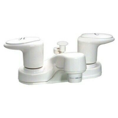 Phoenix Faucet PF222241 4" White Bathroom Faucet with Diverter - R4477