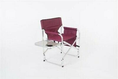 Faulkner 52283 Burgundy Folding Director's Chair with Cup Holder