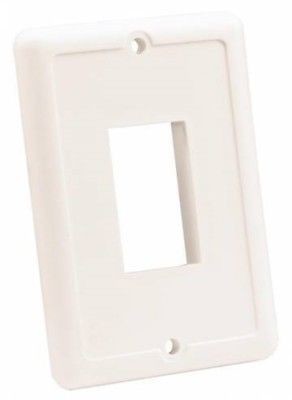 JR Products 14035 White Furniture Switch Face Plate