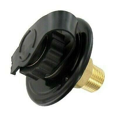 Valterra A01-0169LF Black 2-3/4" City Water Fill with Flange