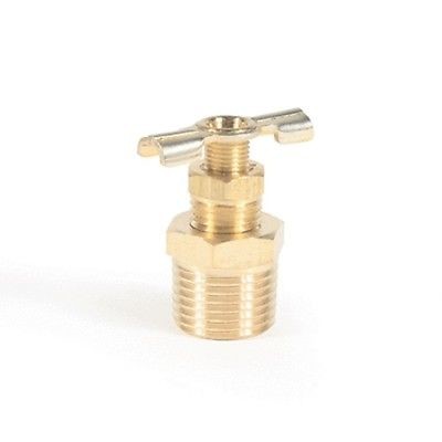 Camco 11683 3/8" NPT Male Brass Water Heater Drain Valve