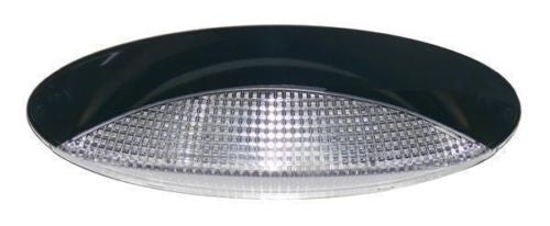 Valterra 52733 Diamond 9-3/4" LED Black Oval Porch Light without Switch