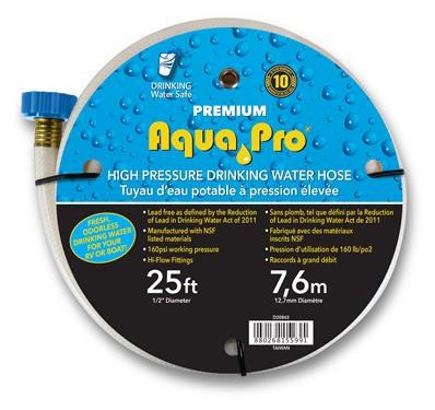 Aqua-Pro W20863 1/2" x 25' Premium Freshwater Hose