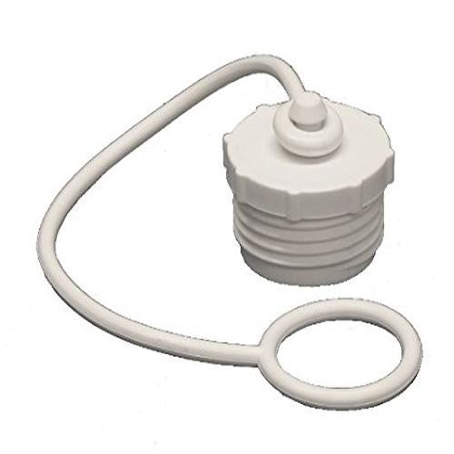 Aqua-Pro 27839 White 3/4" Garden Hose Plug And Strap