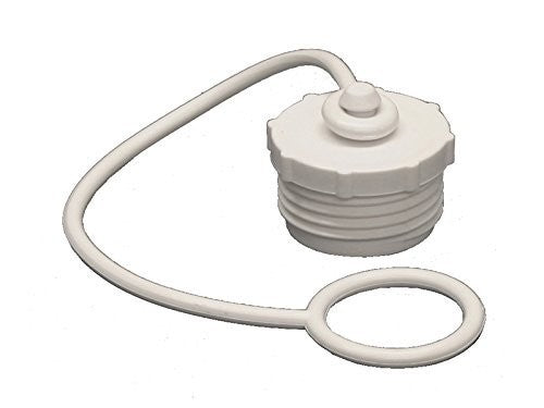 Aqua-Pro 27838 White 3/4" Garden Hose Plug And Strap