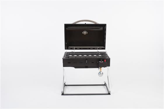 Faulkner 52301 Deluxe Black Propane Barbecue Grill with Stainless Grates