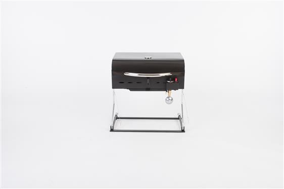 Faulkner 52301 Deluxe Black Propane Barbecue Grill with Stainless Grates